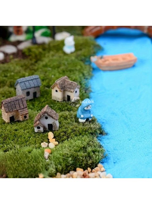 4 darabos miniatűr ház készlet