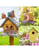 5db Rozsdás Madár Dekoráció