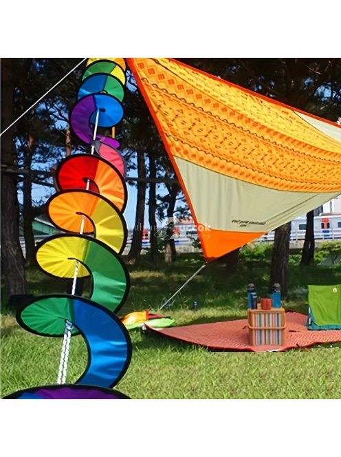 Kerti szivárvány dekoráció