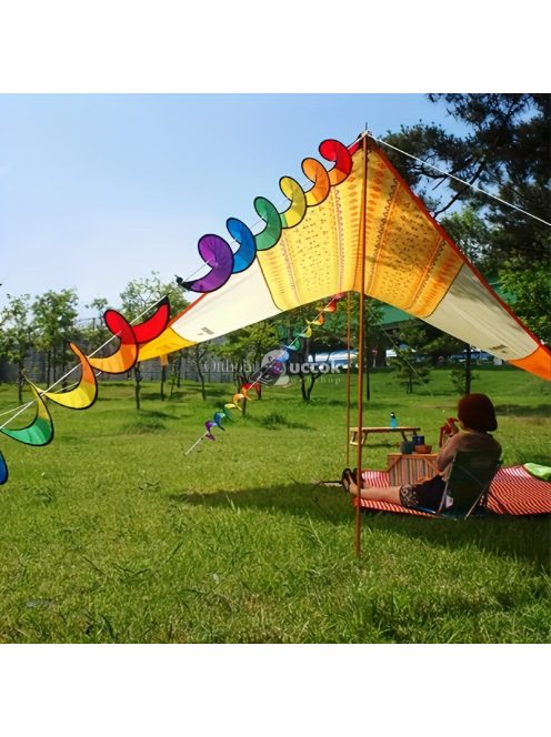 Kerti szivárvány dekoráció