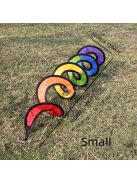 Kerti szivárvány dekoráció