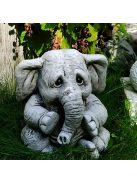 Aranyos Szürke Bébi Elefánt szobor