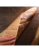 1 tekercs, vintage újság mintájú pergamenpapír, eldobható levegősütő papír