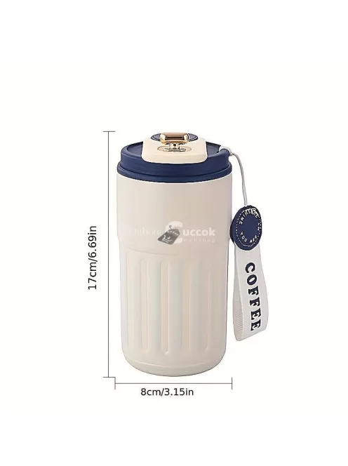 Retro Termosz Rozsdamentes Acél Szivárgásmentes Fedéllel