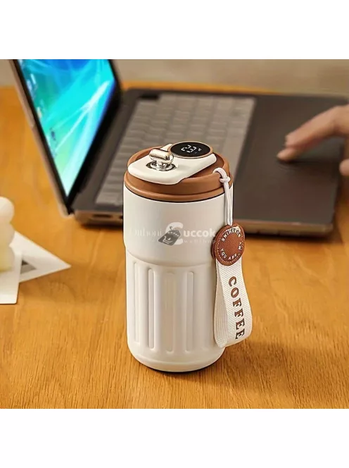 Retro Termosz Rozsdamentes Acél Szivárgásmentes Fedéllel