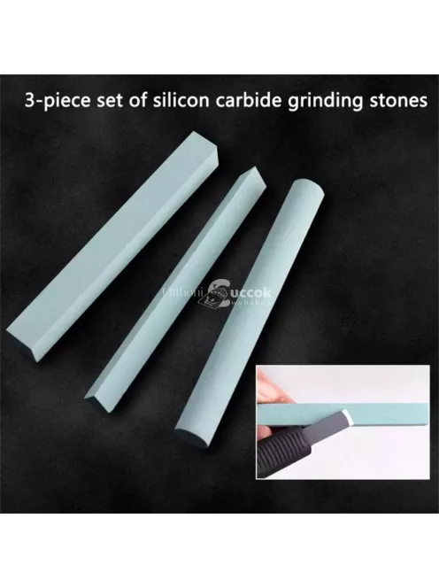 3 darabos Professzionális Szilícium-karbid Élezőkő Készlet