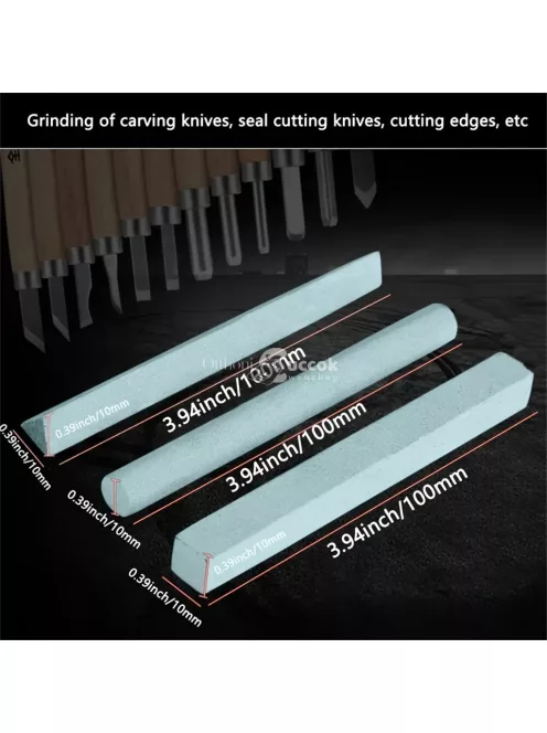 3 darabos Professzionális Szilícium-karbid Élezőkő Készlet