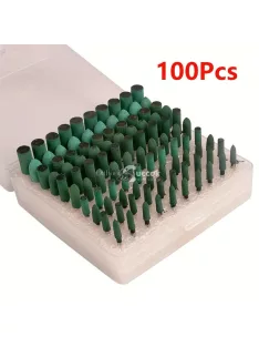   100 darabos Gumi Polírozó és Csiszoló Készlet Tárolódobozzal