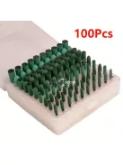 100 darabos Gumi Polírozó és Csiszoló Készlet Tárolódobozzal