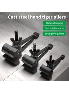 Acél állítható mini asztali satu