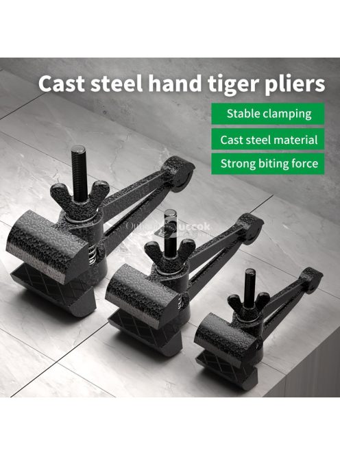 Acél állítható mini asztali satu