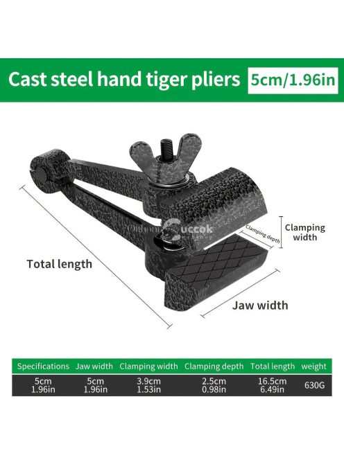 Acél állítható mini asztali satu