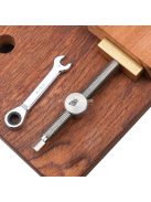 Állítható sárgaréz rögzítősatu