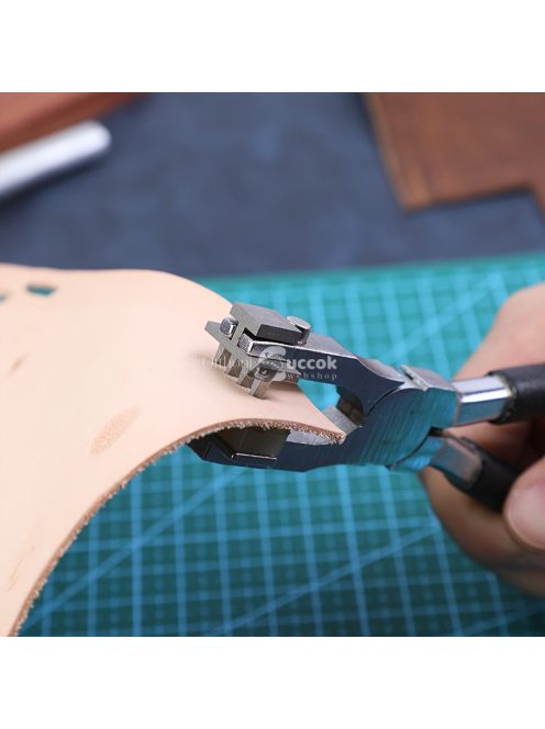 Bőrművészeti lyukfúró készlet