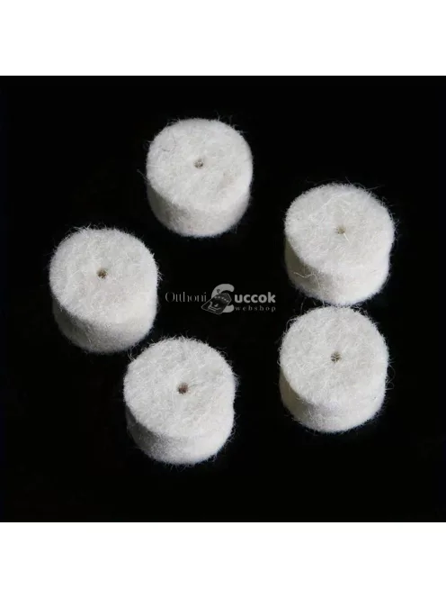 102 darabos gyapjú polírozó kerék készlet forgószerszámokhoz