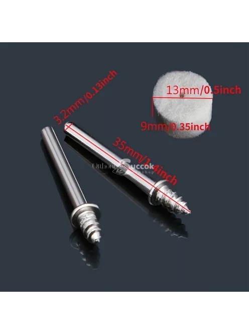 102 darabos gyapjú polírozó kerék készlet forgószerszámokhoz