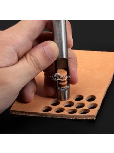 10 db kerek bőrlyukasztó szerszámkészlet