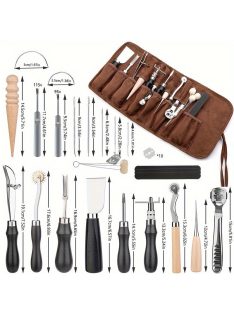 Professzionális bőr megmunkáló készlet