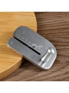 Rozsdamentes acél műbőr vágódeszka készlet precíziós vonalzóval