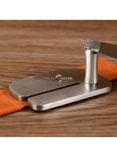 Rozsdamentes acél műbőr vágódeszka készlet precíziós vonalzóval