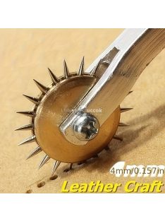   Rozsdamentes Acél Áthúzó Jelölőkerék Bőrművességhez és Varráshoz