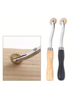   Rozsdamentes Acél Áthúzó Jelölőkerék Bőrművességhez és Varráshoz