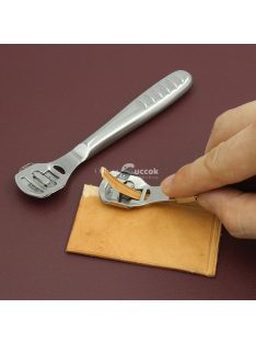   Rozsdamentes acél bőrvágó szerszám, professzionális bőrvágó kés vékonyításhoz