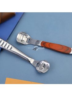   Rozsdamentes acél bőrvágó szerszám, professzionális bőrvágó kés vékonyításhoz