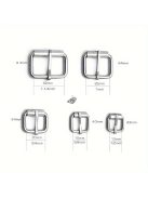 15db Különböző Méretű Fém Hengercsat