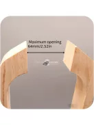 Fa bőr varróbilincs, bőrmegmunkáláshoz fa markolattal