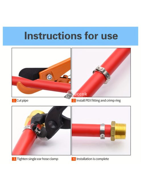 70 db rozsdamentes acél tömlőbilincs készlet