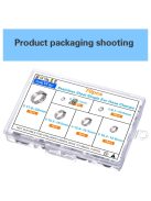 70 db rozsdamentes acél tömlőbilincs készlet