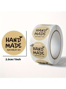   500db/tekercs Kerek Pecsétmatricák KÉZI GYÁRTÁS Címkék