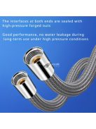 Rugalmas és Tartós Nylon Fonott Zuhanytömlő