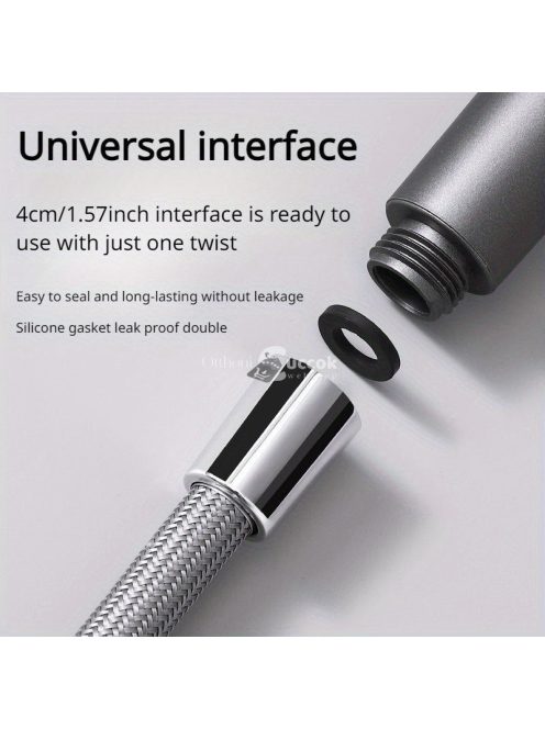 Rugalmas és Tartós Nylon Fonott Zuhanytömlő