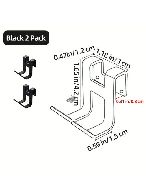 4db Alumínium Fúrás Nélküli törölköző akasztó