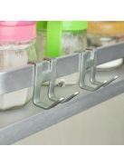 4db Alumínium Fúrás Nélküli törölköző akasztó