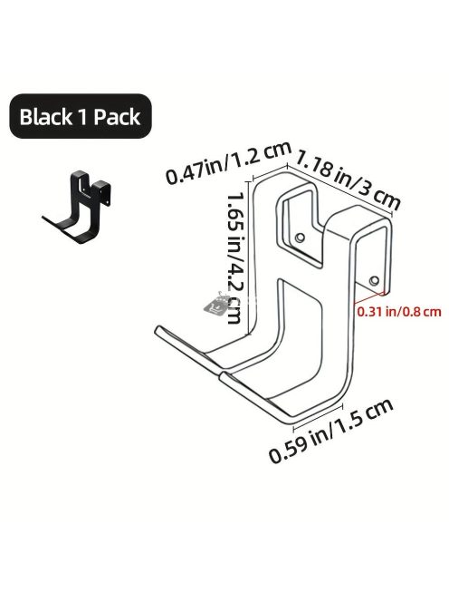 4db Alumínium Fúrás Nélküli törölköző akasztó
