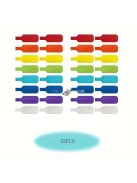 32 db többszínű kábelkötegelő írható felülettel