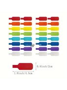 32 db többszínű kábelkötegelő írható felülettel