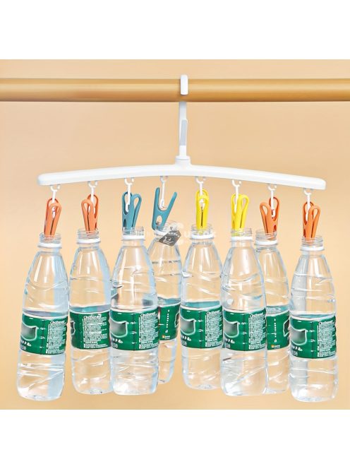 8 Kapcsos Műanyag Akasztó