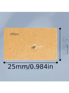 Barna címkéző Papír Matrica