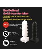 100 db műanyag kábelkötegelő, falra szerelhető kábelrendező klipek