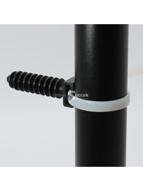 100 db műanyag kábelkötegelő, falra szerelhető kábelrendező klipek