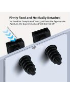 100 db műanyag kábelkötegelő, falra szerelhető kábelrendező klipek