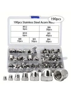 190db rozsdamentes acél integrált kupakanyák