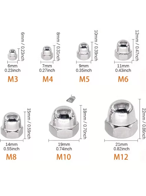 190db rozsdamentes acél integrált kupakanyák