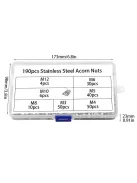 190db rozsdamentes acél integrált kupakanyák