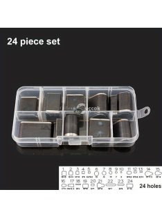   24 részes nagy szén tartalmú acél bőrlyukasztó szerszám készlet
