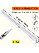 2db Vízálló zuhanyajtó alsó tömítőcsík